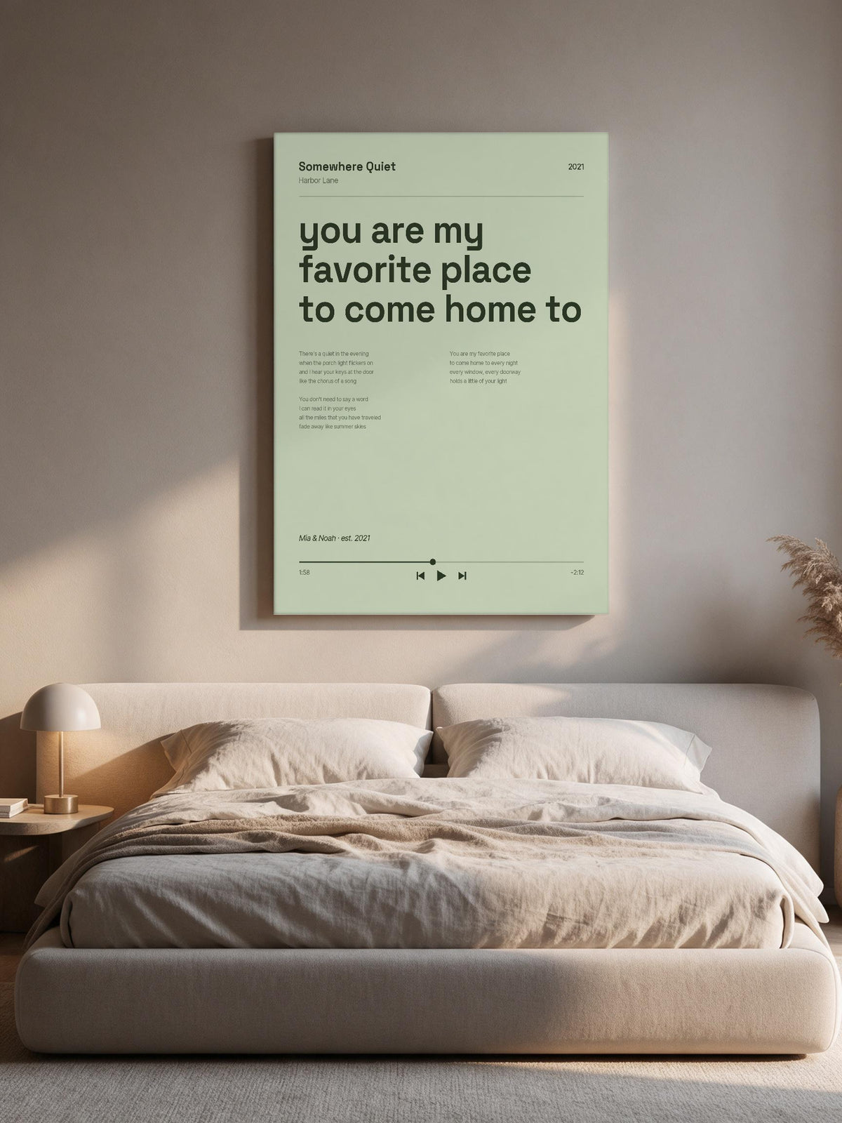 Song Lyrics Music Player Print 5