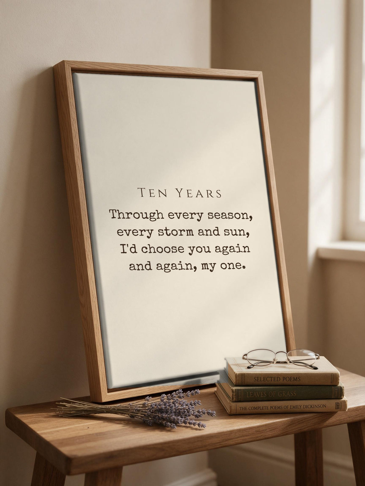 Custom Poem or Vows Print 8