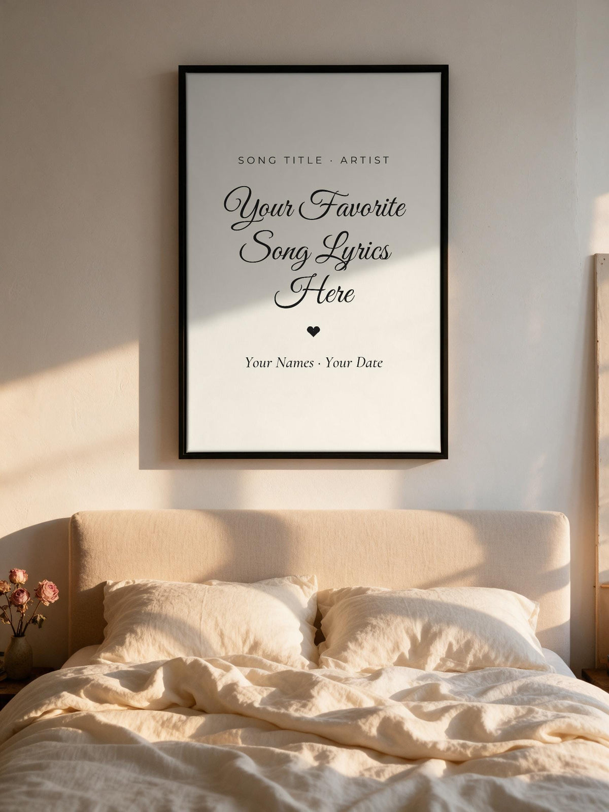 Custom Song Lyrics Canvas 7