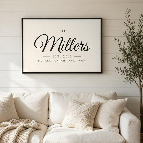 Family Name Sign 1