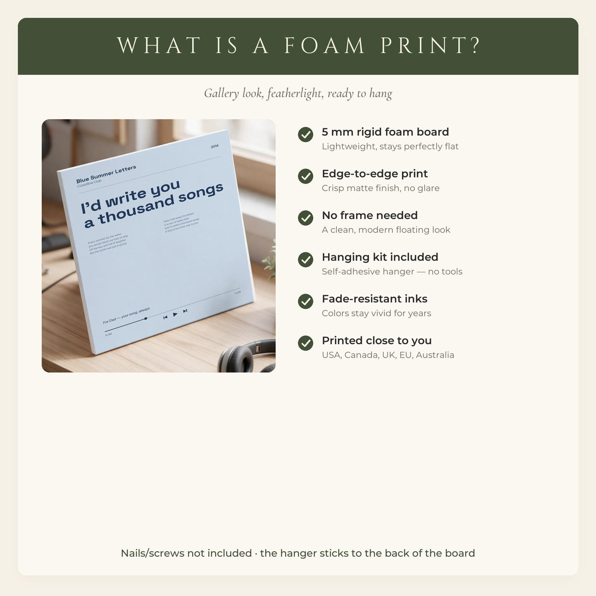 Song Lyrics Music Player Print 10