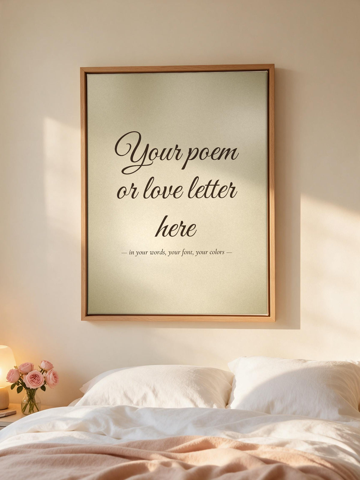 Custom Poem or Vows Print 2