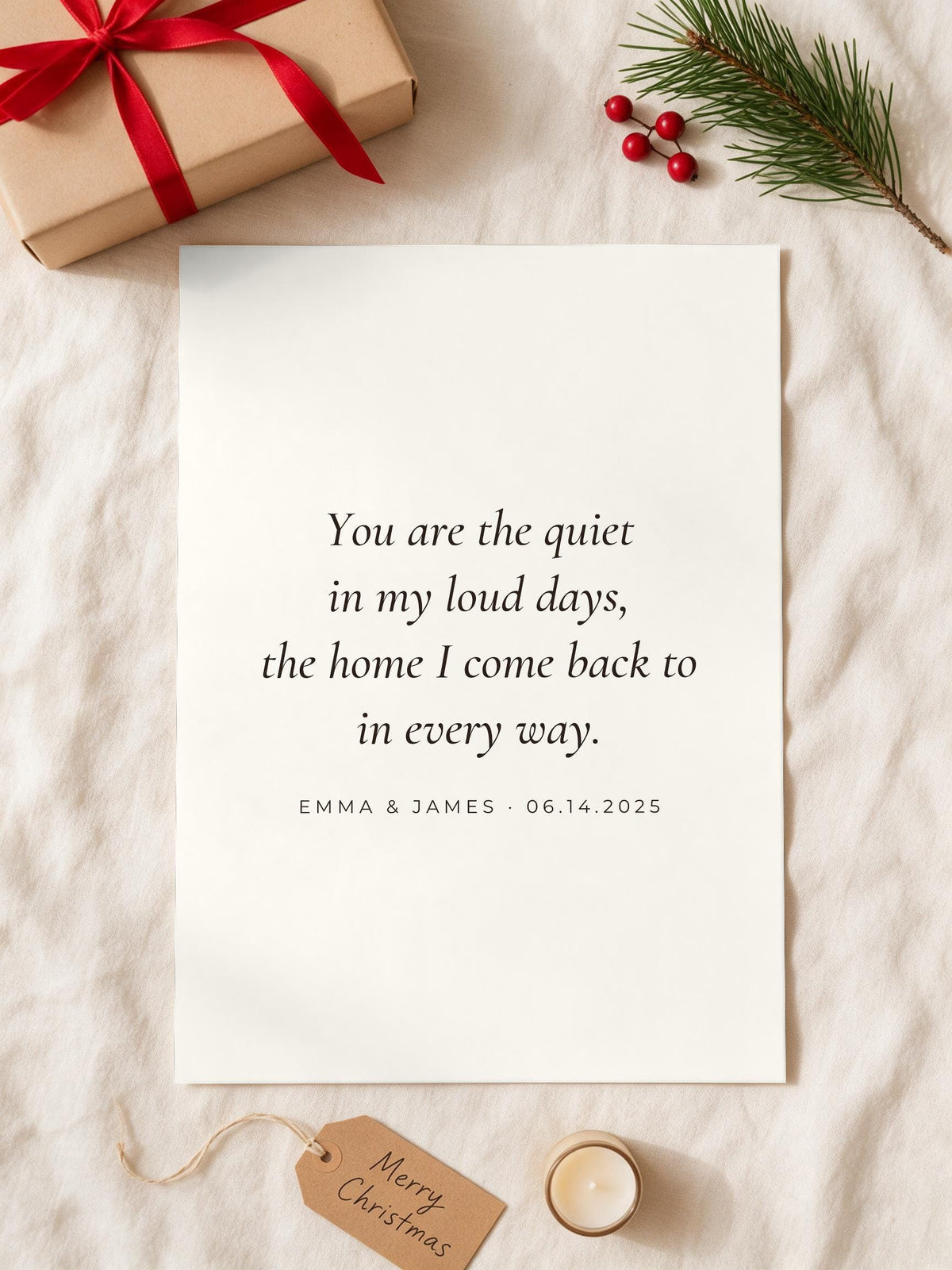 Custom Poem or Vows Print 7