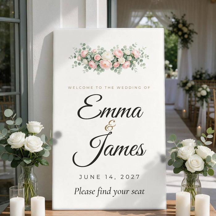 Wedding Welcome Sign 1