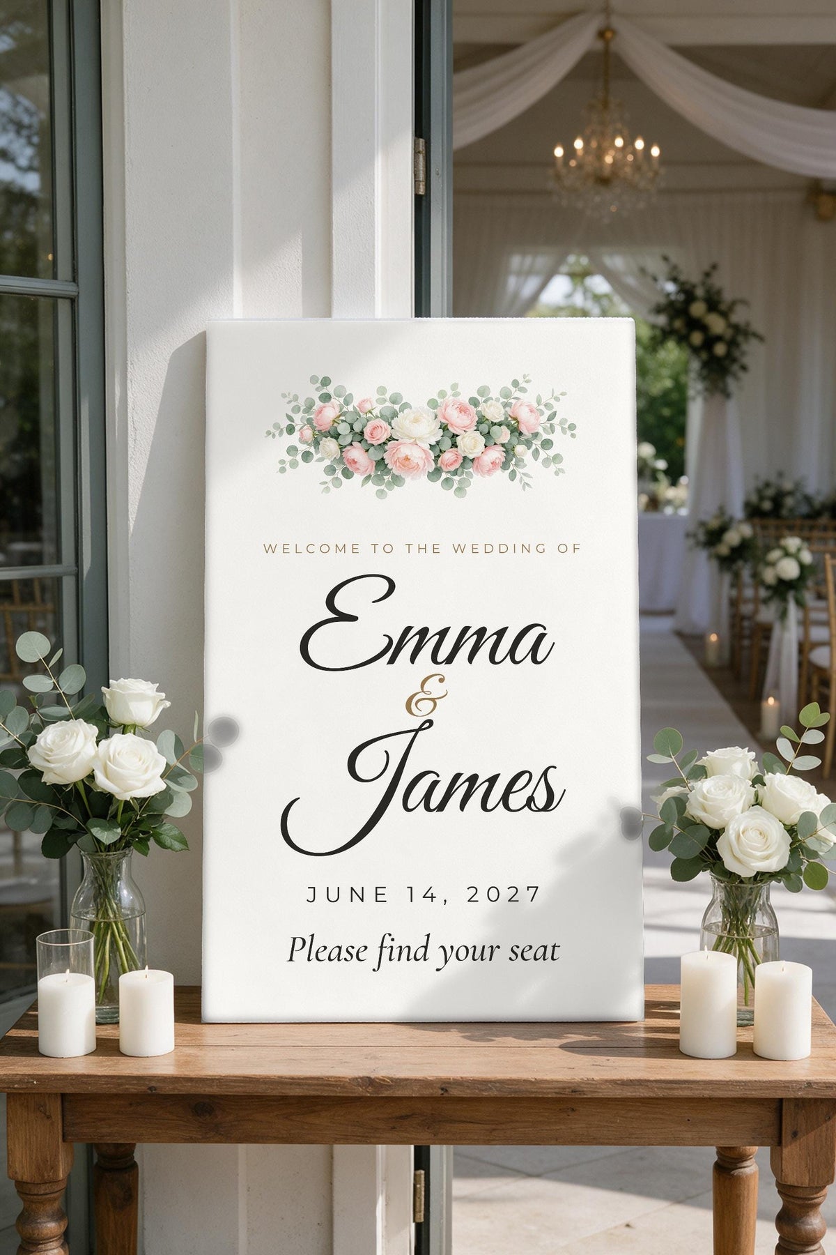 Wedding Welcome Sign 1